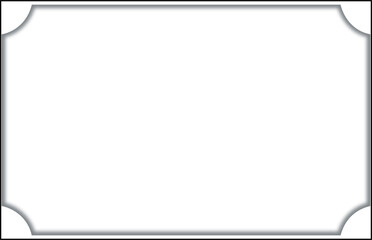 simple photo frame, png, transparent