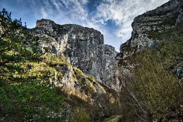 Grand Canyon Verdon Couloir Samson (Gorges du Verdon) in the Provence-Alpes-Côte d'Azur region, France