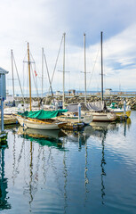 Fototapeta premium Edmonds Boats In Marina