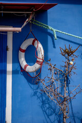 life buoy on the pier