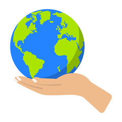 Element for use Earth Day concept. International Mother Earth Day.