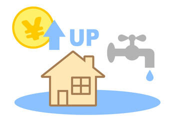 水道料金の上昇に関するイメージ