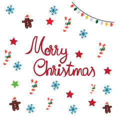 Christmas Card Pattern Detail Close Up