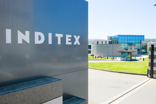 Headquarters of the Inditex fashion textile group in Arteixo, La Coru&ntilde;a on August 10, 2011