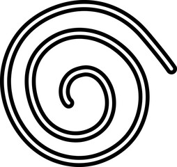 Outline Spiral Element