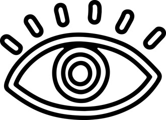 Outline Eye Illustration