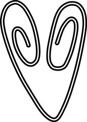 Outline Heart Illustration