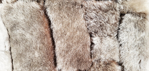 Background. Natural sheep fur close up. 