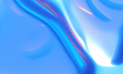Ocean Blue Liquid Background. Abstract plastic for social media