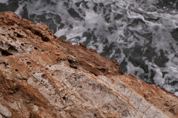 rock in the sea