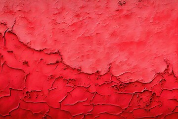 Red paint on a wall Background. Generative AI