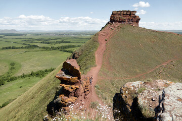 Mountain range Chest in Khakassia.