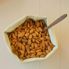 Healthy breakfast with fruits and nuts