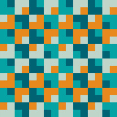 A simple and clear geometric ornament for decorating any surfaces or things. Seamless pattern.