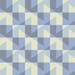 Obraz premium A simple and clear geometric ornament for decorating any surfaces or things. Seamless pattern.