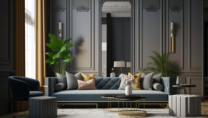 Contemporary Design Home created with Generative AI