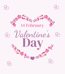 Obraz na płótnie Canvas ı love you valentinrs day. social media design