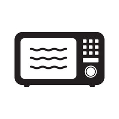 Microwave oven icon. Kitchen appliance icon. Simple microwave oven icon for templates, web design and infographics.