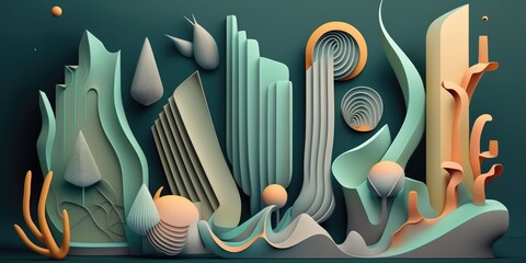 marine animals papercraft