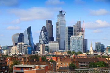 Fototapeta na wymiar City of London urban skyline