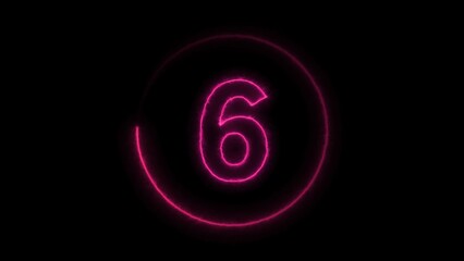 abstract beautiful number illustration background 