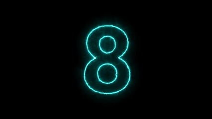 abstract beautiful number illustration background 