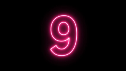 abstract beautiful number illustration background 