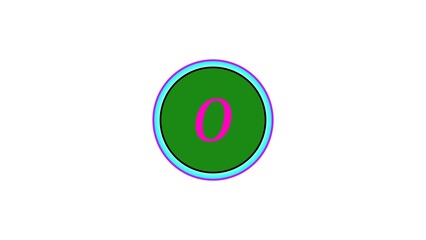 abstract beautiful number illustration background 