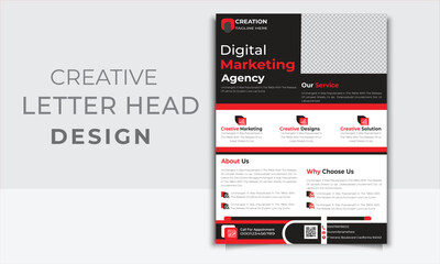 Corporate business flyer template , Corporate business flyer template design