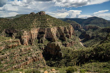 Naklejka na ściany i meble Salt River Canyon in Arizona, USA