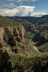 Salt River Canyon in Arizona, USA