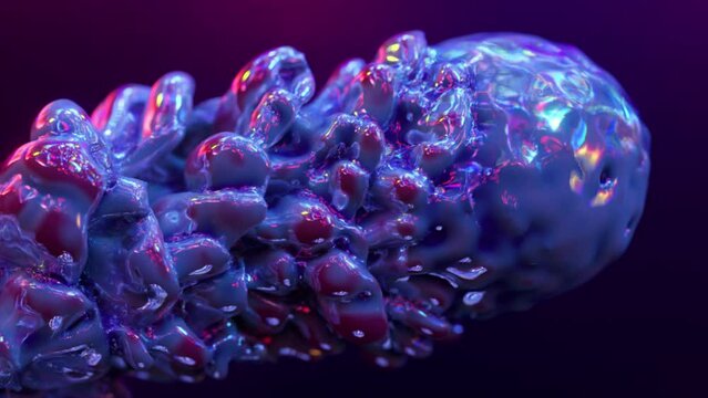  A ball of paint flies, leaving behind a trail of liquid colored waves and splashes. A seething stream of thick paint.
