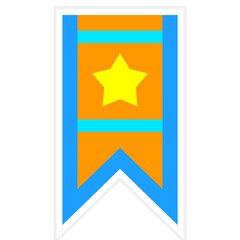 Bookmark Sticker Icon