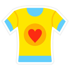 Tshirt Sticker Icon