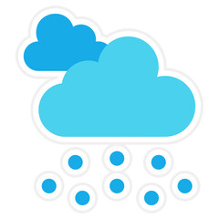 Hail Sticker Icon