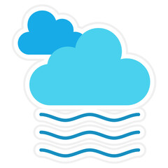 Fog Sticker Icon