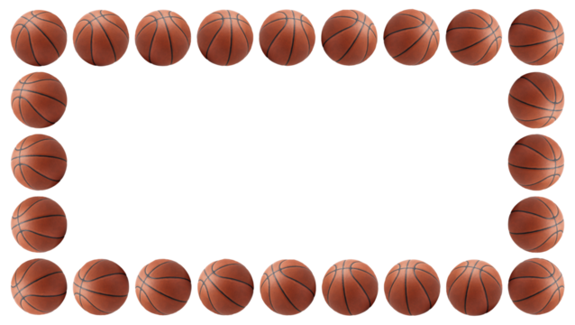 basketball frame border - Powered by Adobe