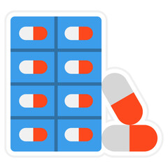 Capsules Sticker Icon