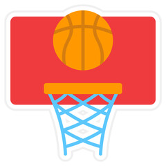 Basketball Sticker Icon