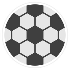 Soccer Ball Sticker Icon