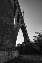Isernia. Santo Spirito railway bridge. View