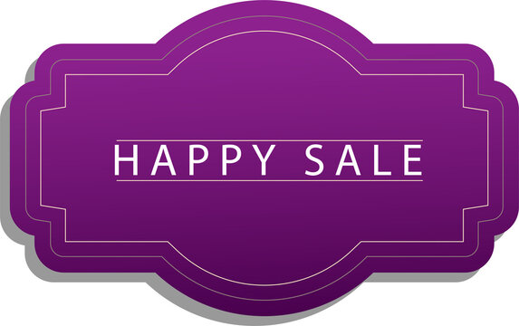 Simple flat style vintage labels, stickers with sale discount text. Sale quality tags and labels. with Transparent Background.