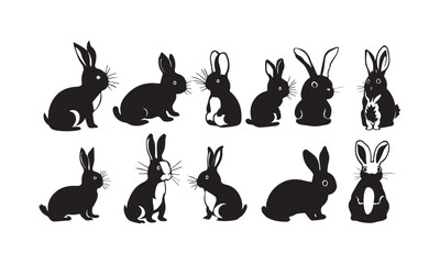 easter bunny silhouette 01