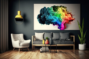 home wall art decor , generative artificial intelligence 