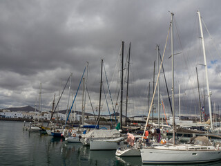 Obraz premium Die Insel Lanzarote in spanien