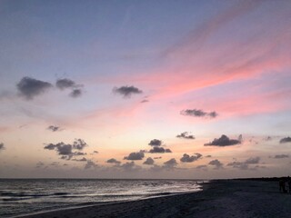 Fototapeta na wymiar Sanibel Island Beach Sunset