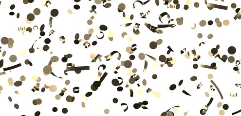 Glittering golden confetti png. Glittering golden