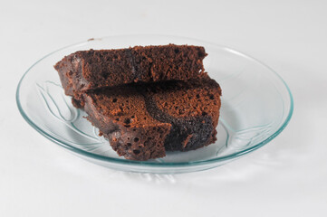chocolate cake on a plate