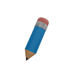 isolated 3d render pencil icon