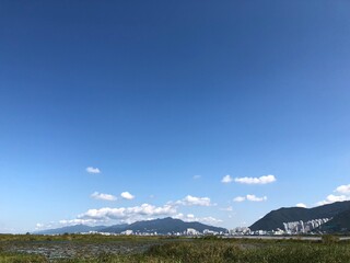 Obraz premium Korea's beautiful sky and scenery